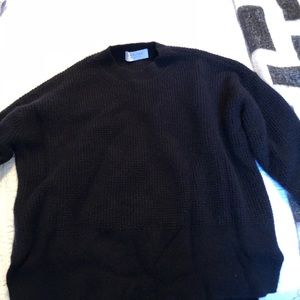 Navy crewneck sweater